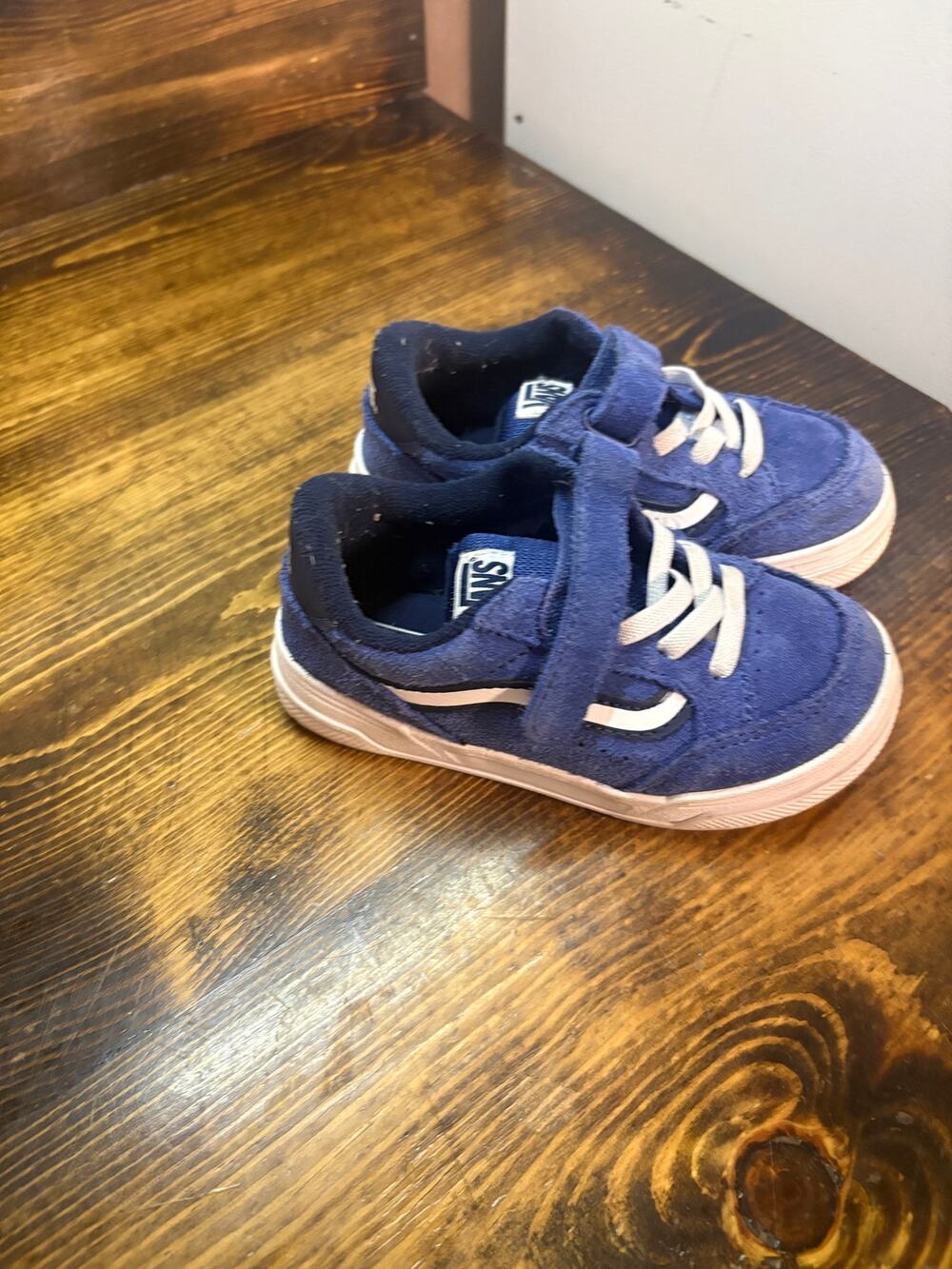 Vans blue sneakers toddler size 9